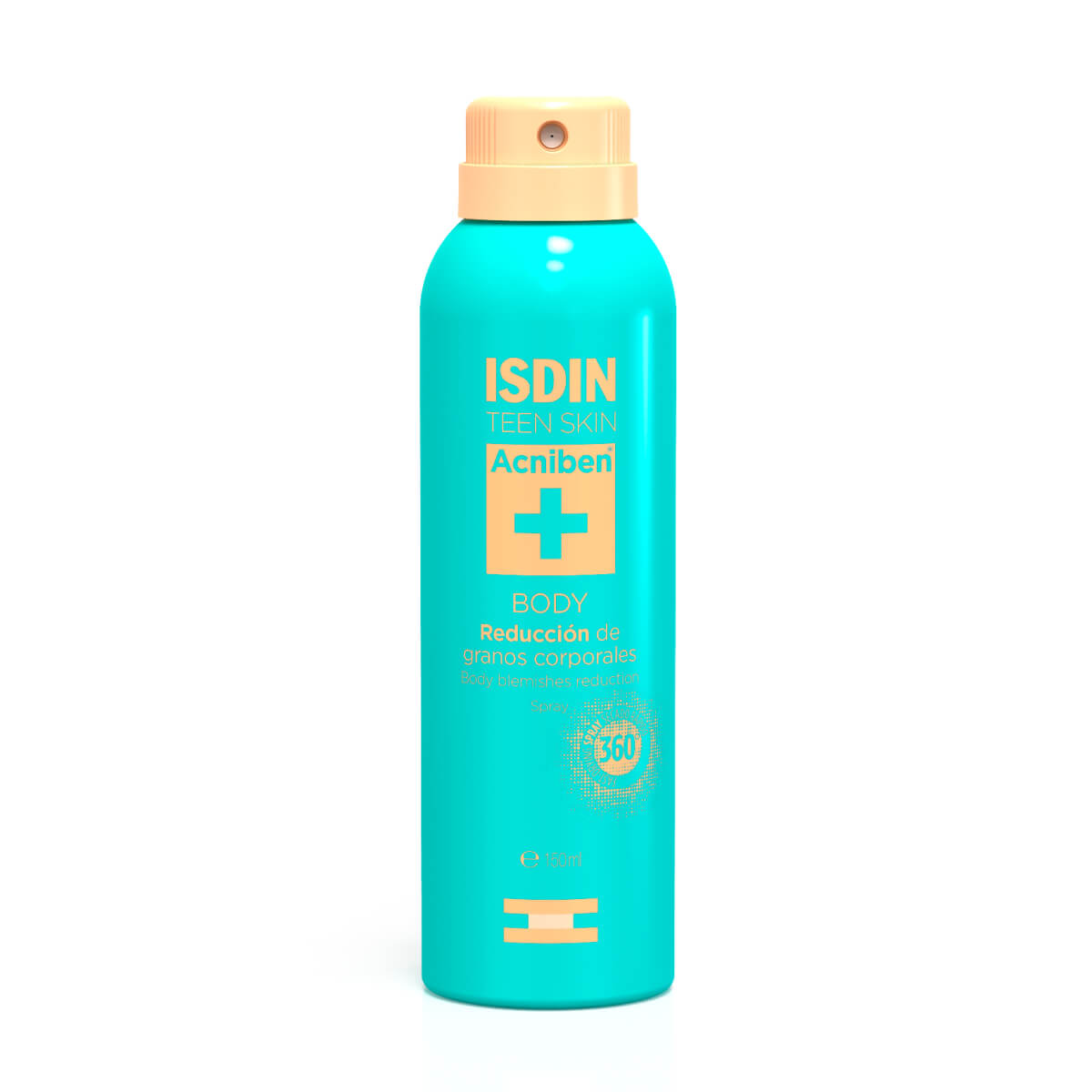 ISDIN TEEN SKIN ACNIBEN + SPRAY BOUTONS DU CORPS 150 ML