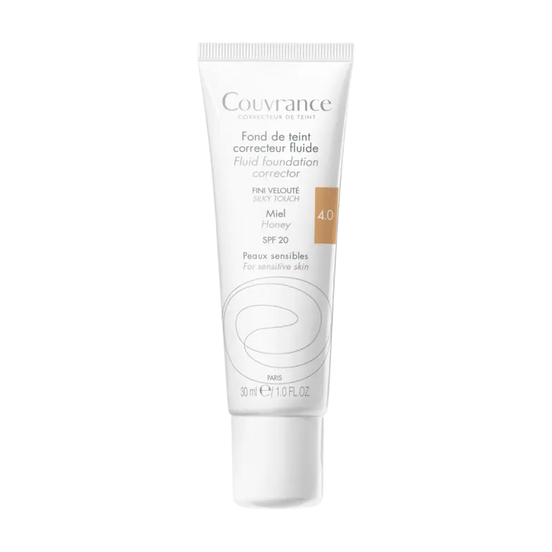 AVÈNE COUVRANCE FOND DE TEINT CORRECTEUR FLUIDE MIEL 4.0 30ML