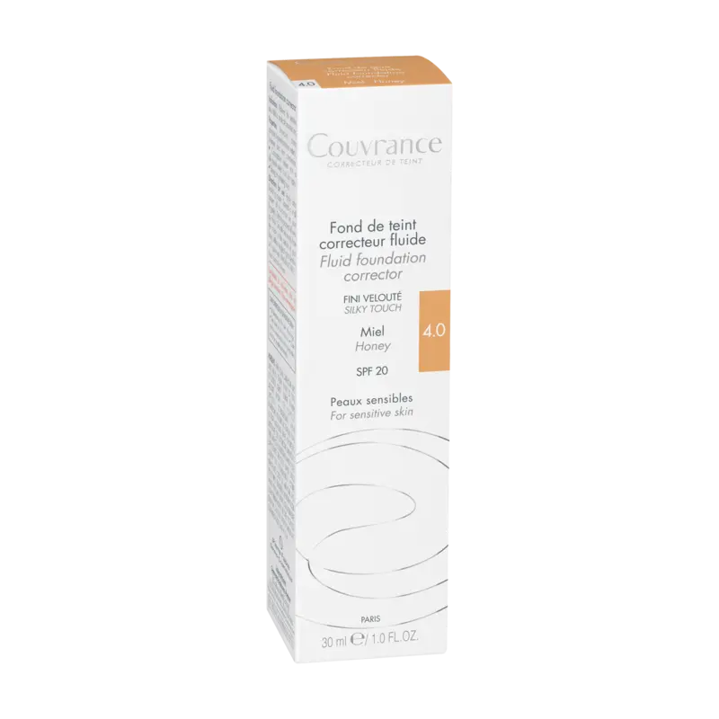 AVÈNE COUVRANCE FOND DE TEINT CORRECTEUR FLUIDE MIEL 4.0 30ML