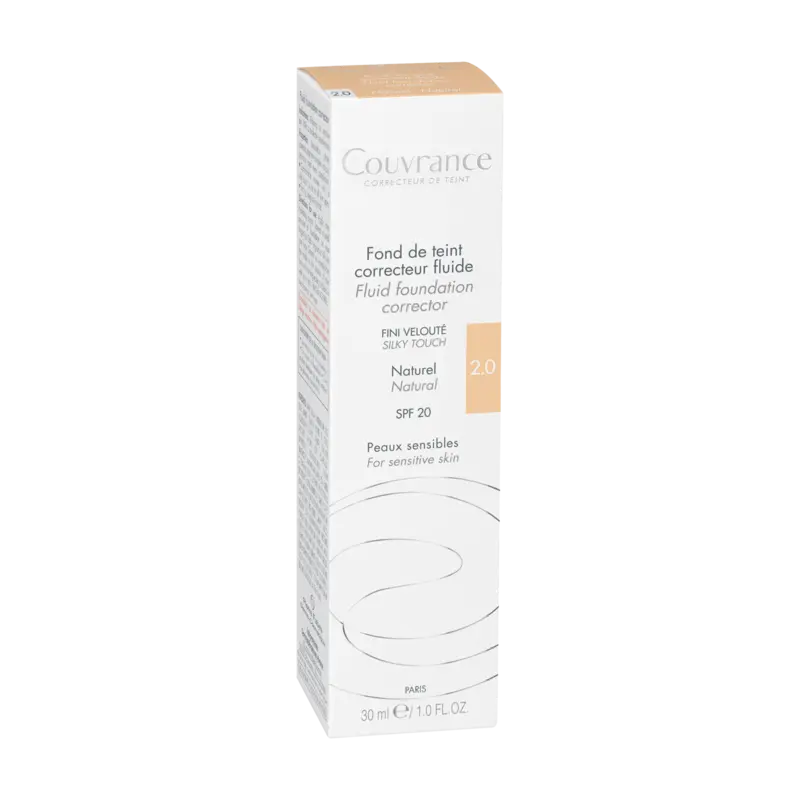 AVÈNE COUVRANCE FOND DE TEINT CORRECTEUR FLUIDE NATUREL 2.0 30ML