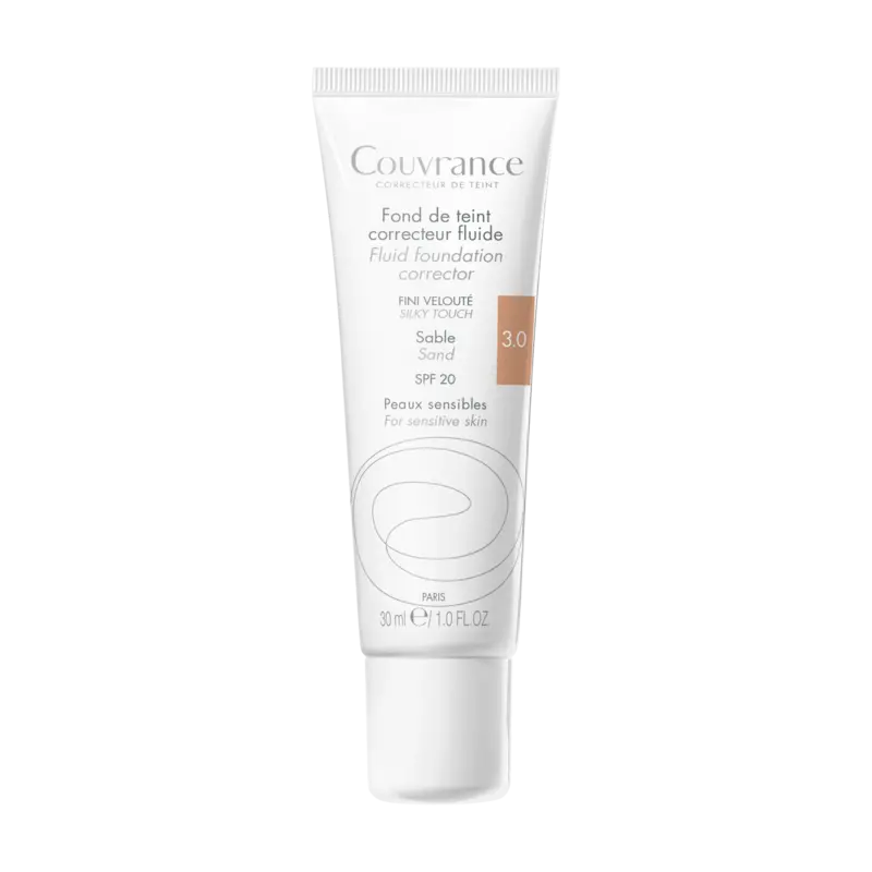 AVÈNE COUVRANCE FOND DE TEINT CORRECTEUR FLUIDE SABLE 3.0 30ML