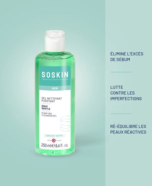 SOSKIN GEL NETTOYANT PURIFIANT 250ML