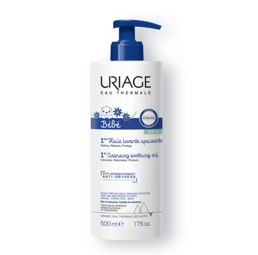URIAGE BÉBÉ 1ère HUILE LAVANTE APAISANTE 500ML