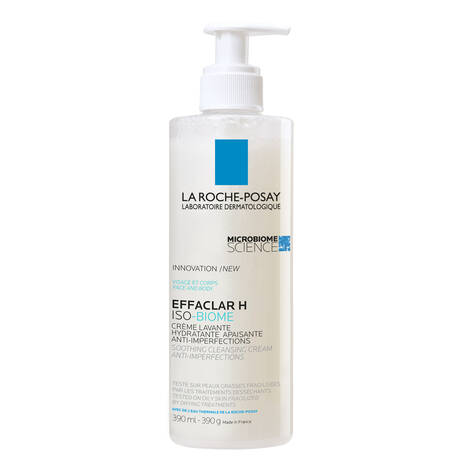 La-Roche-Posay EFFACLAR H ISO-BIOME Crème Lavante Hydratante Apaisante 390ML