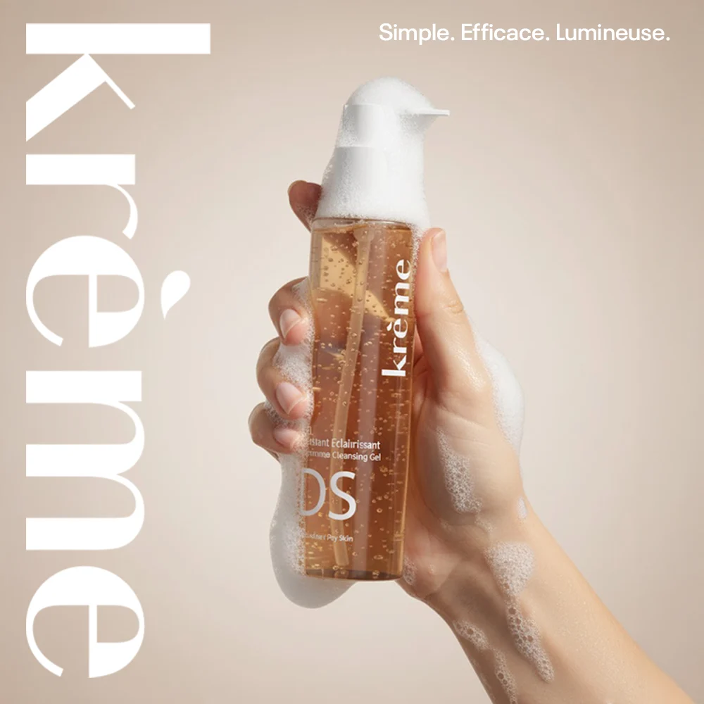 KRÈME GEL NETTOYANT ÉCLAIRCISSANT PEAU SÈCHE 200 ML