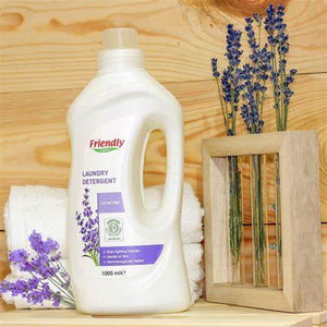 FRIENDLY LIQUIDE LESSIVE LAVANDE VÊTEMENTS BÉBÉS 1L
