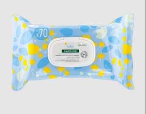 KLORANE BÉBÉ LINGETTES NETTOYANTES DOUCES 70 Unités