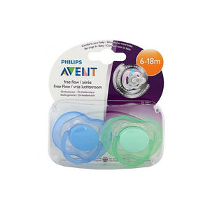 AVENT LOT 2 SUCETTES AÉRÉES SILICONE 6-18M 244/23