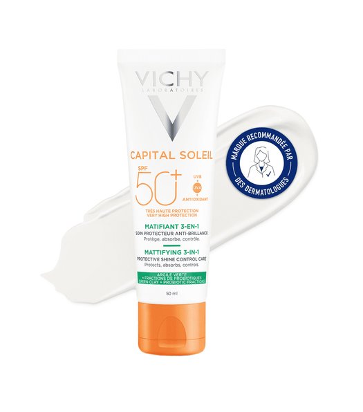 VICHY CAPITAL SOIN MATIFIANT 3EN1 SPF 50+  50ML