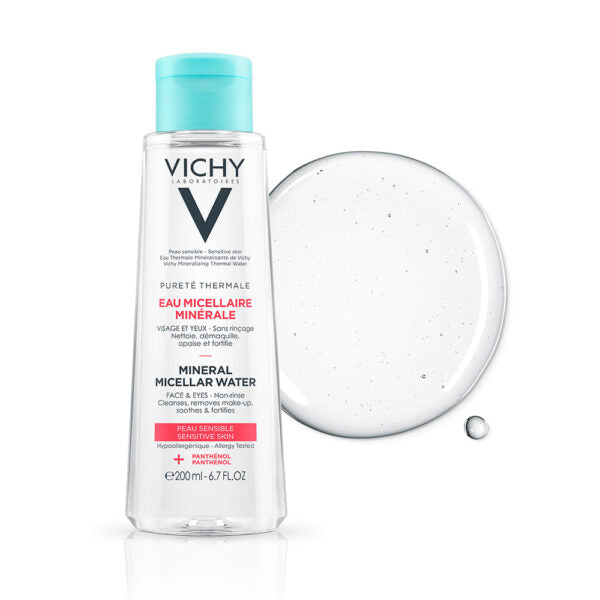 Vichy Pureté Thermale Eau Micellaire Minérale Peau Sensible 200ml