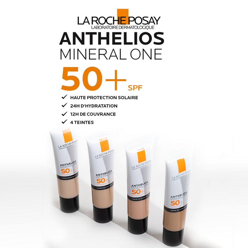 La Roche-Posay Anthelios Mineral One Crème de Jour Teinte 04 BROWN Spf50+ (30ml)