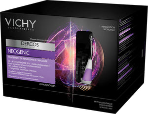 VICHY DERCOS NEOGENIC TRAITEMENT QUOTIDIEN DE RENAISSANCE CAPILLAIRE (28 AMPOULES × 6 ML)