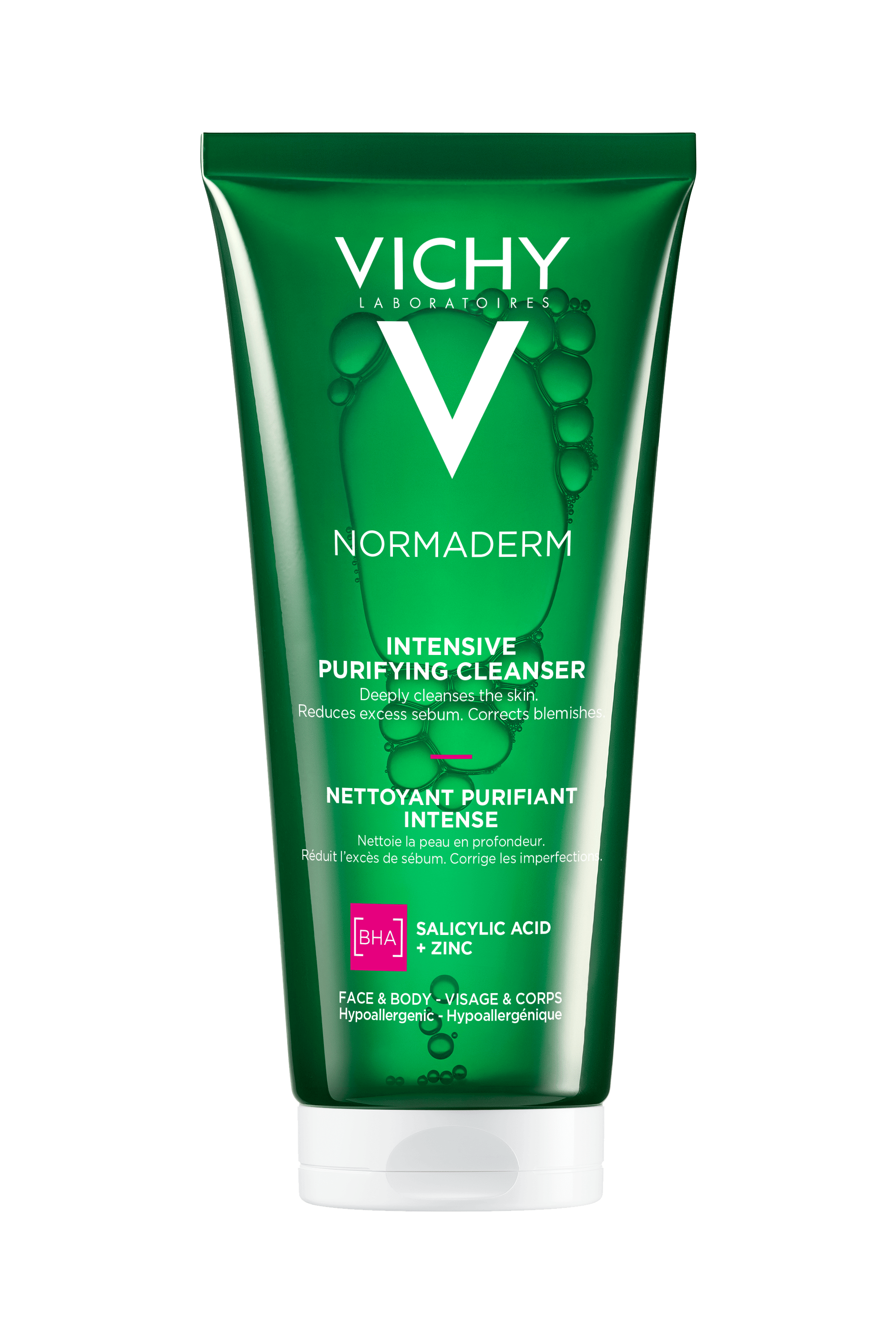 VICHY NORMADERM Phytosolution GEL PURIFIANT INTENSE PEAU GRASSE ET ACNEIQUE 200 ML