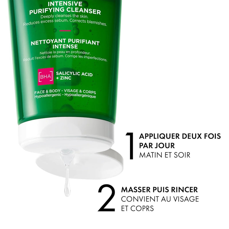 VICHY NORMADERM Phytosolution GEL PURIFIANT INTENSE PEAU GRASSE ET ACNEIQUE 200 ML