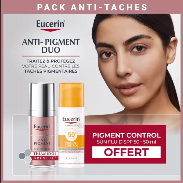 PACK EUCERIN ANTI-TACHES (EUCERIN ANTI-PIGMENT SÉRUM DUO 30ML & SUN PIGMENT CONTROL FLUID SPF 50+ 50ML)