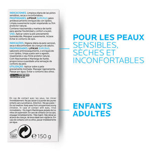 La Roche-Posay Lipikar Surgras Pain Dermatologique Nettoyant 150g