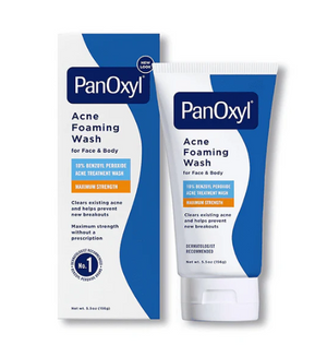 PANOXYL ACNE FOAMING WASH BENZOYL PEROXIDE 10% MAXIMUM STRENGTH VISAGE & CORPS 156G