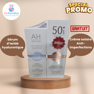 PACK PHOTO WHITE AH SÉRUM CONCENTRE ACIDE HYALURONIQUE 30 ML + PHOTOWHITE CREME SOLAIRE SPF50+ ANTI IMPERFECTIONS OPALE 50ML