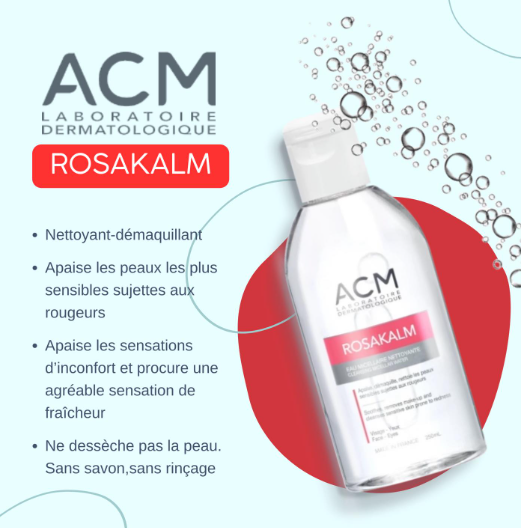 ACM ROSAKALM EAU MICELLAIRE NETTOYANTE 250ML