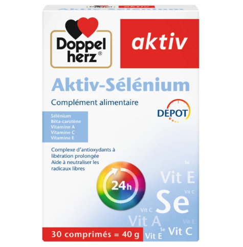 DOPPEL HERZ AKTIV SELENIUM 30 COMPRIMES