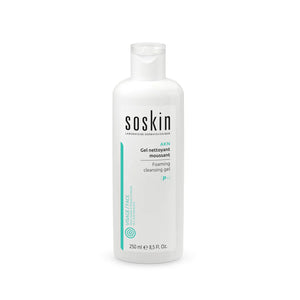 SOSKIN AKN GEL NETTOYANT MOUSSANT 250ML