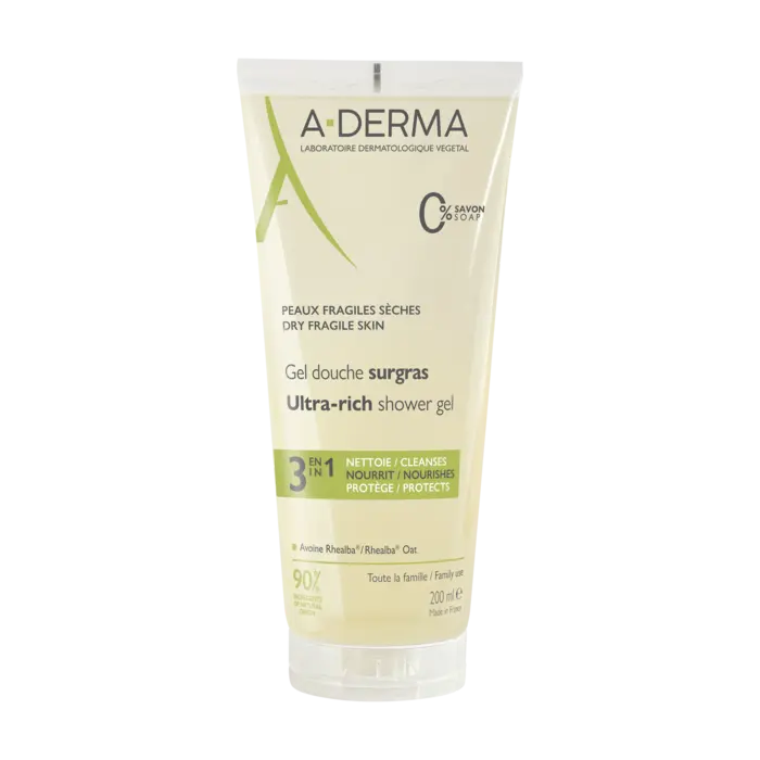 A-DERMA GEL DOUCHE SURGRAS 200ML