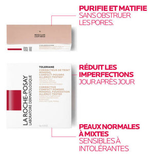LA ROCHE-POSAY TOLERIANE TEINT MINERAL COMPACT-POUDRE N°11 BEIGE CLAIR – 9,5 ML