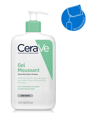 CERAVE GEL MOUSSANT PEAUX NORMALES A GRASSES 473 ML